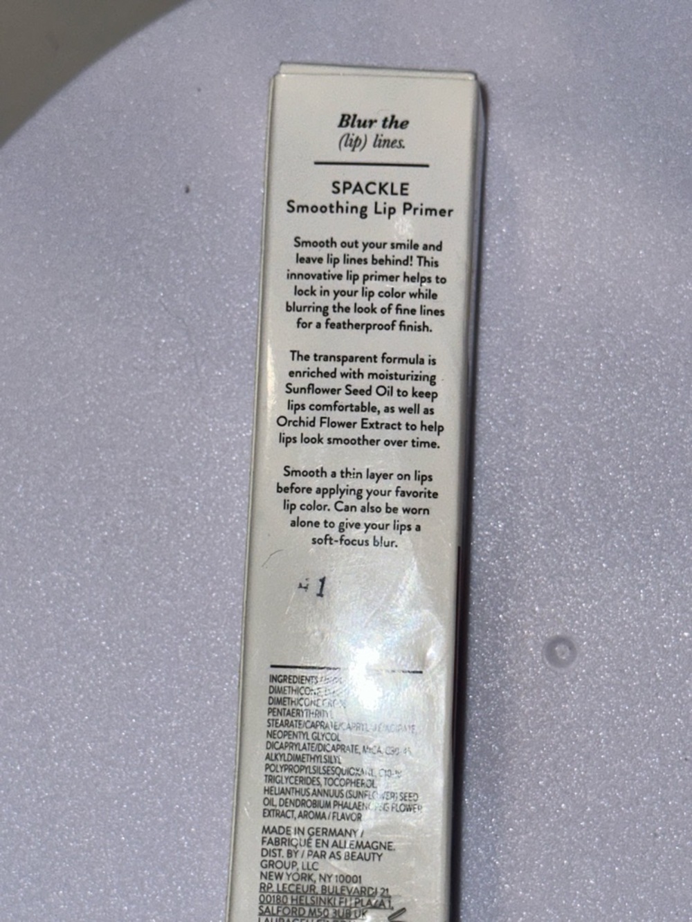 Laura Geller Spackle Smoothing Lip Primer - Blur the lip lines - Picture 2 of 2